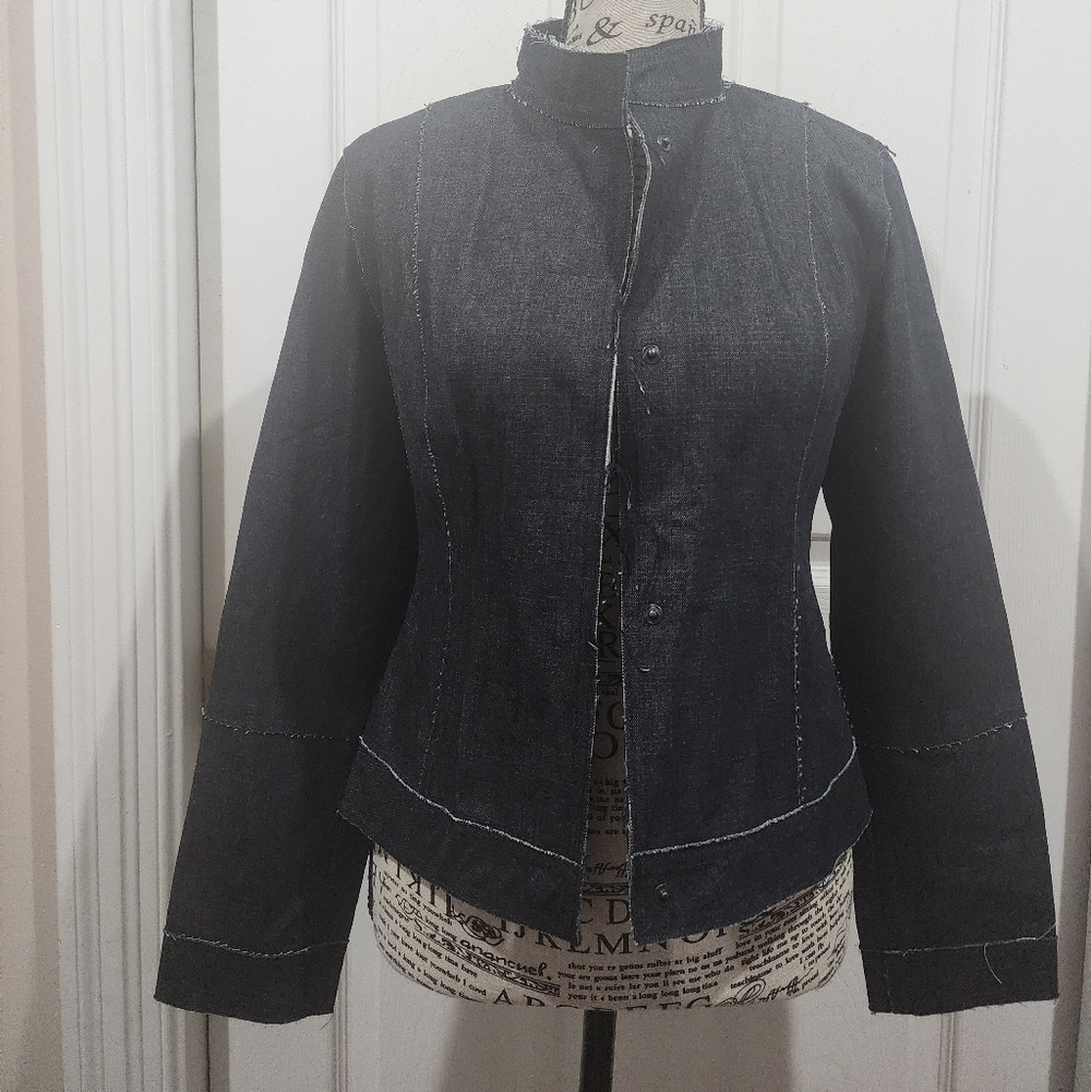Kenneth Cole Dark Blue Jean Jacket
